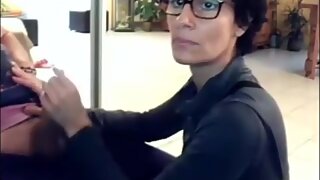 Real Step mom on webcam