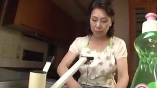 Japanese Step mom caught by stepson