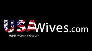 USAWives mature Rose enjoying her wet pussy alone