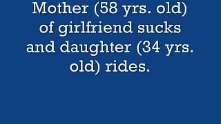 Mature and not her young girl on the same day