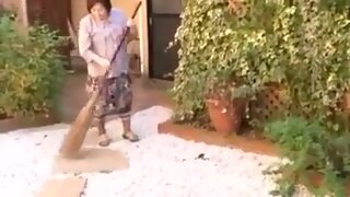 Granny fucks japanese